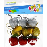 Ilustracja Craft With Fun Ozdoba Dekoracyjna Jabłka Na Choinkę 481015